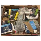 Box lot, nails, fasteners screws, etc.