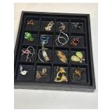 Costume jewelry earrings
