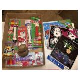 Pez dispensers, and other toys