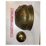 Brass wall planter and trinket dish