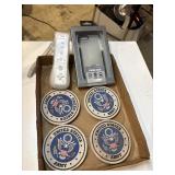 We remote, phone case, army coasters