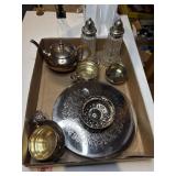 Silverplate serving pieces