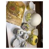 Vtg hat, egg cup, etc