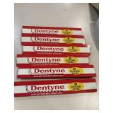 6 metal Dentyne Gum Display Store Tabs