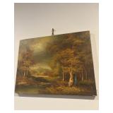 Small, original oil painting