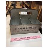 Reproduction farmhouse, milk carrier
