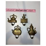 Brass kitchen hooks
