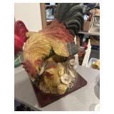Large DMB collection rooster figurine, resin with