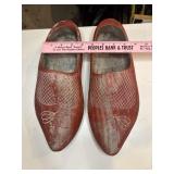 Red wooden Holland shoes