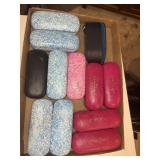 12 hard Case sunglass/eyeglass cases, Lily