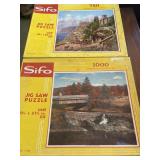 2 vintage SIFO jigsaw puzzles