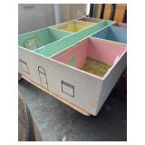 Handmade above view dollhouse
