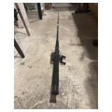 Shimano bait cast fishing reel and rod TX 100 MAG