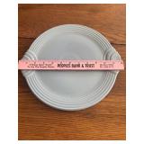 Vintage fiesta blue cake plate