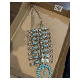 Southwestern style statement necklace