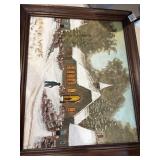 22 X 18 Original oil winter scene