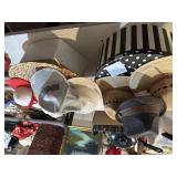 Hatbox, hats, caps, etc.