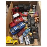 Lot of vintage toys, Valvoline die-cast car,