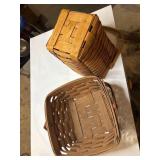 2 Longaberger baskets, 1989, 1995