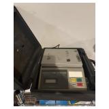 Precision electronic weighing device in case