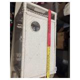MCM white wicker lap bed tray, good condition