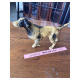 Vintage cast-iron English setter dog