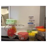 Large lot food storage containers