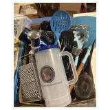 Large lot of cooking, utensils, chopper, etc.