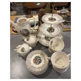 20 piece Seabring Chantilly USA tier plate,