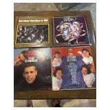 4 vintage LP albums records