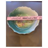 Antique European porcelain centerpiece bowl,