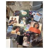 28 vintage 1970s-80s vinyl record albums, LPs,
