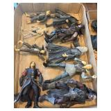 Assortment of toy biz Lord of the rings action