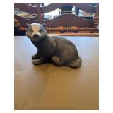 Vintage poole pottery crafted badger, England