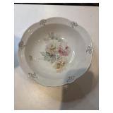 Antique German transferware porcelain bowl, late