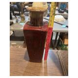 Large vintage MCM studio art pottery base