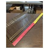 Vintage mid century metal record holder