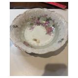 Antique porcelain master berry bowl, luminous