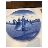 Vintage Saxony blue and white porcelain