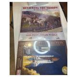2 new in plastic with boxes 1000 piece jigsaw
