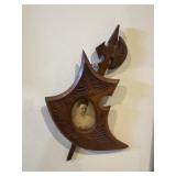 Vintage hand carved wooden picture frame 8x13