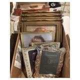 7 Picture frames, some vintage