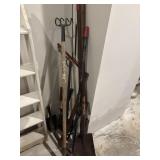 Light hand tooks, mattock, raking bars, shovels,