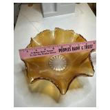 Vintage Fenton Marigold, Carnival glass bowl