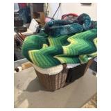 Patricia Nash Wicker basket with crochet needles