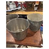 Stainless steel, galvanized and aluminum water,