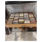 Cassette holder with 100 cassettes, holder made