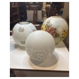3 Vintage gone with the wind style glass