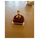 Vintage Florenza pincushion poodle figurine
