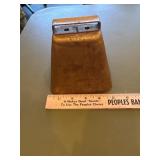 Vintage metal cowbell with original dinger